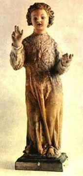 Original statue without dressing